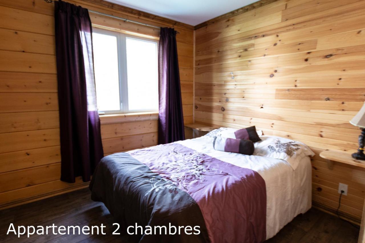 Chalets Et Spa Lac Saint-Jean Chambord Exteriér fotografie