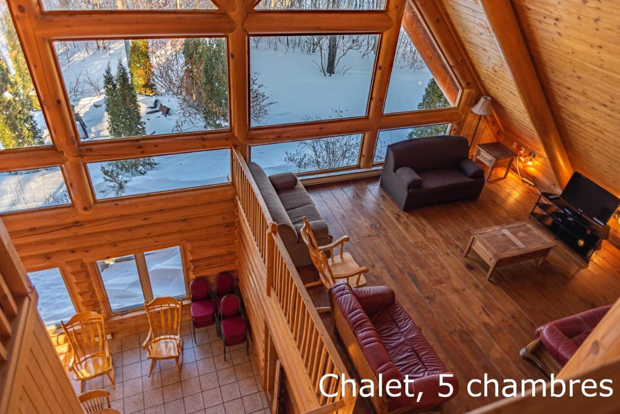 Chalets Et Spa Lac Saint-Jean Chambord Exteriér fotografie