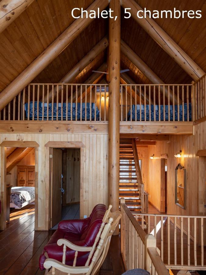 Chalets Et Spa Lac Saint-Jean Chambord Exteriér fotografie