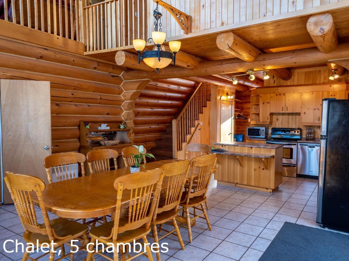Chalets Et Spa Lac Saint-Jean Chambord Exteriér fotografie