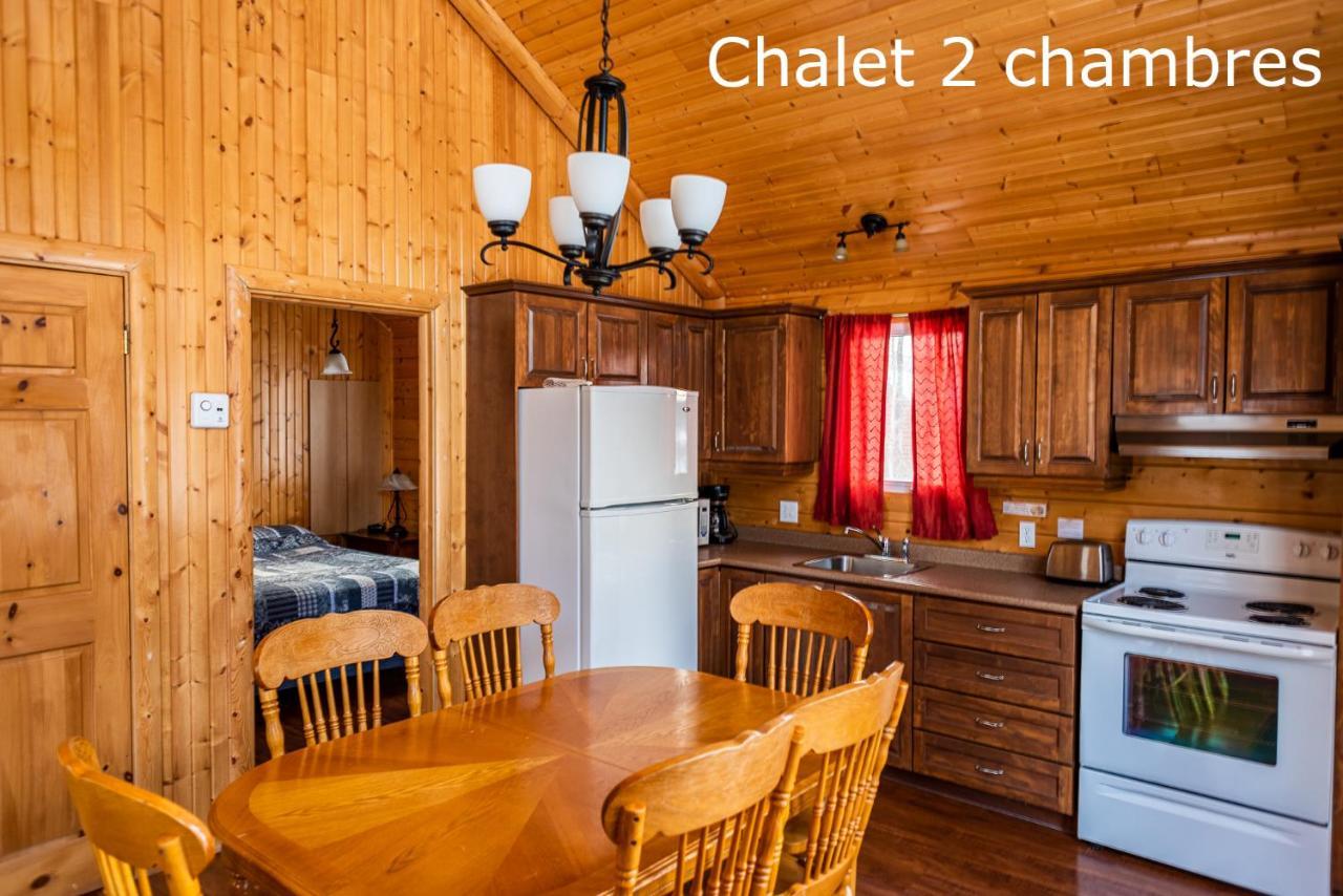 Chalets Et Spa Lac Saint-Jean Chambord Exteriér fotografie
