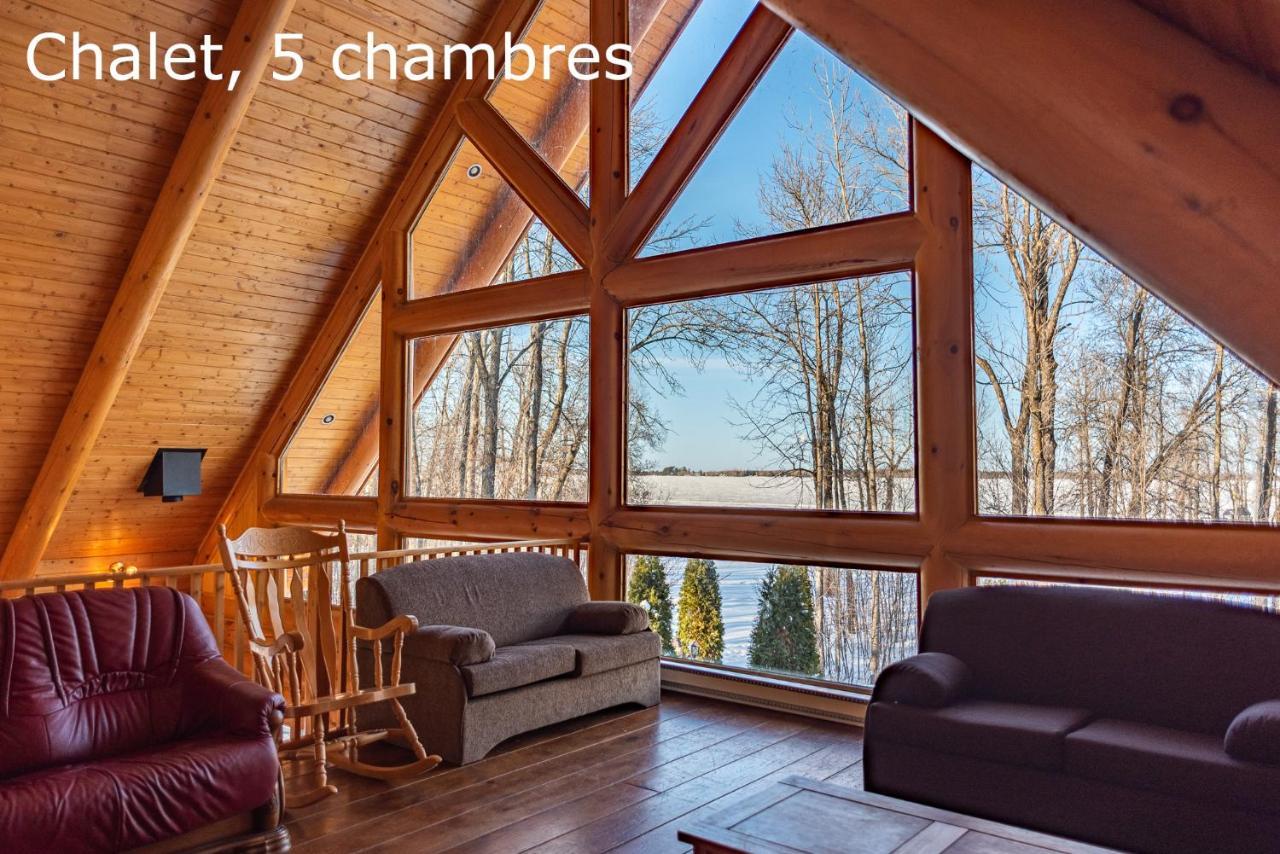 Chalets Et Spa Lac Saint-Jean Chambord Exteriér fotografie