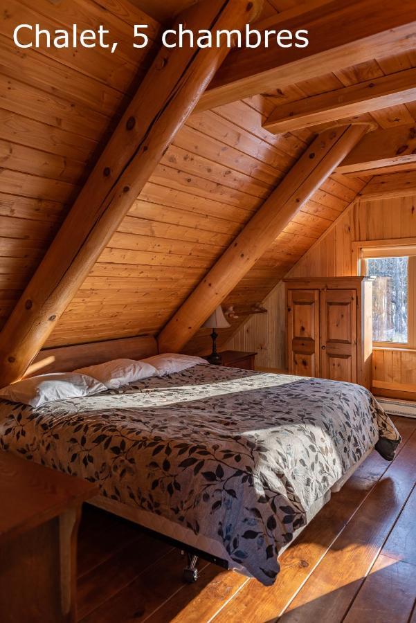 Chalets Et Spa Lac Saint-Jean Chambord Exteriér fotografie