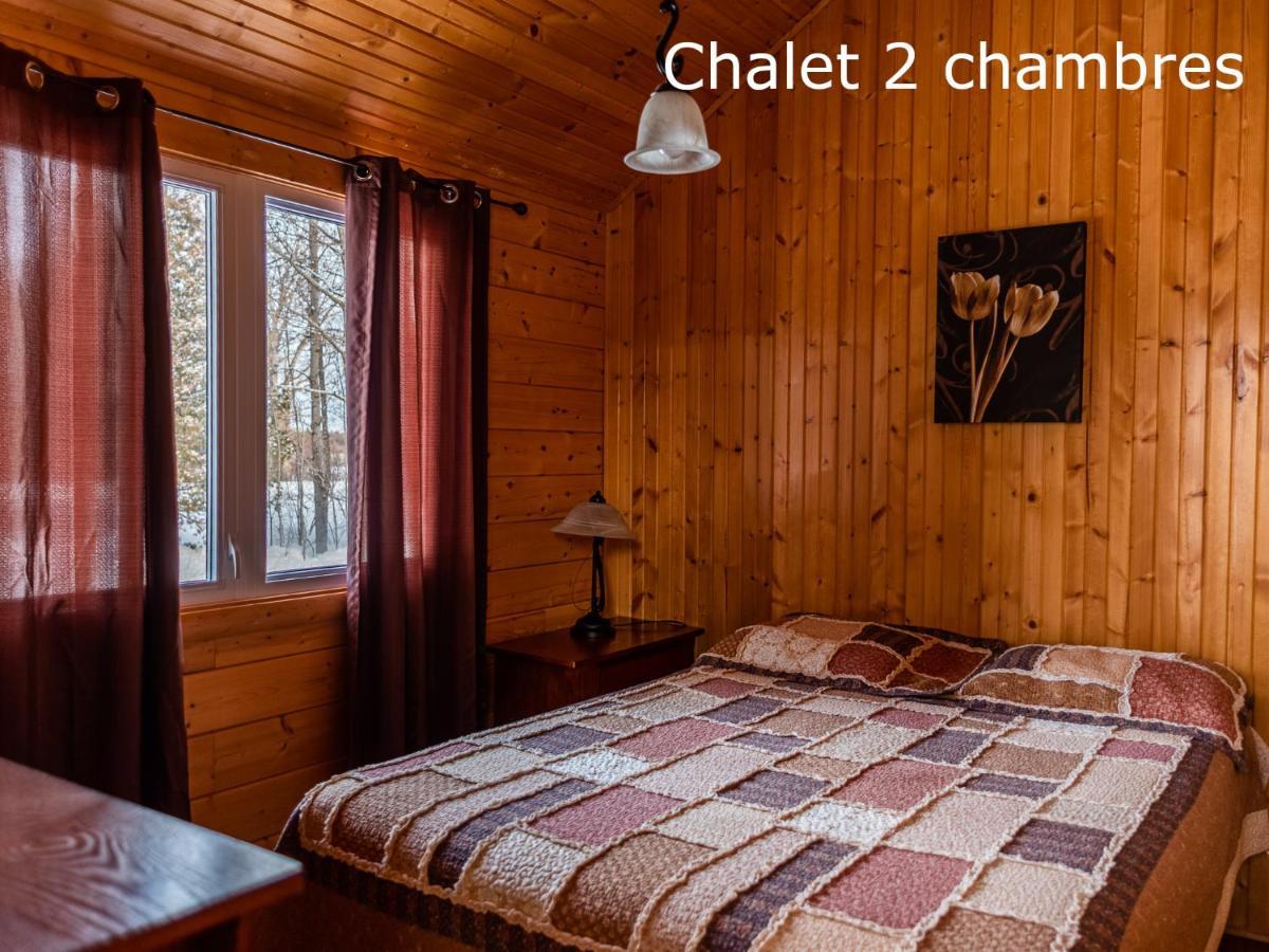 Chalets Et Spa Lac Saint-Jean Chambord Exteriér fotografie