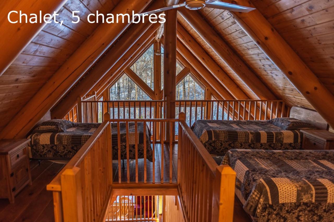 Chalets Et Spa Lac Saint-Jean Chambord Exteriér fotografie