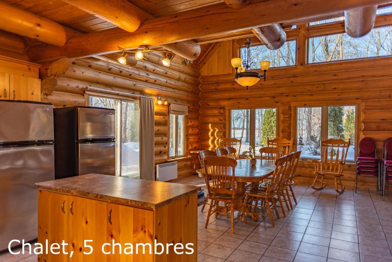 Chalets Et Spa Lac Saint-Jean Chambord Exteriér fotografie
