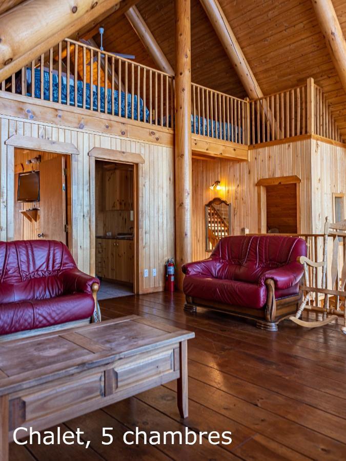 Chalets Et Spa Lac Saint-Jean Chambord Exteriér fotografie