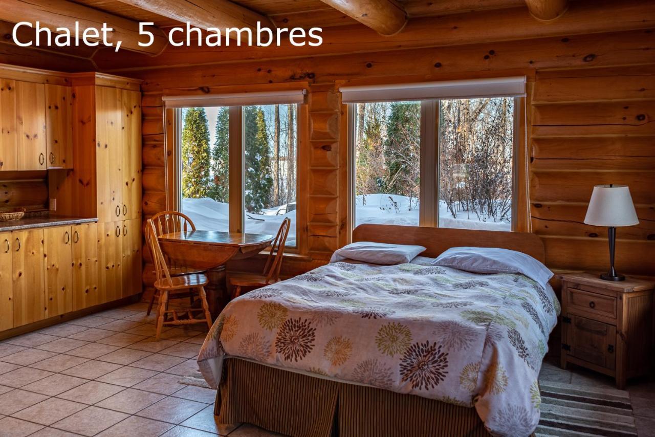 Chalets Et Spa Lac Saint-Jean Chambord Exteriér fotografie