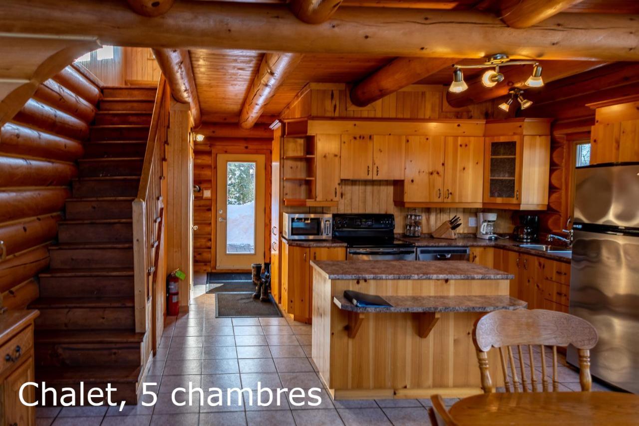 Chalets Et Spa Lac Saint-Jean Chambord Exteriér fotografie