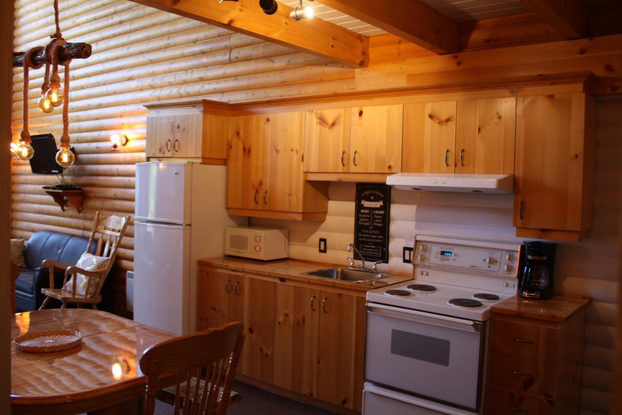 Chalets Et Spa Lac Saint-Jean Chambord Exteriér fotografie