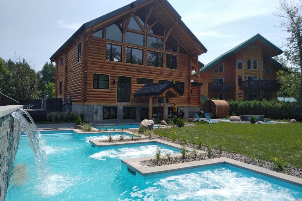 Chalets Et Spa Lac Saint-Jean Chambord Exteriér fotografie